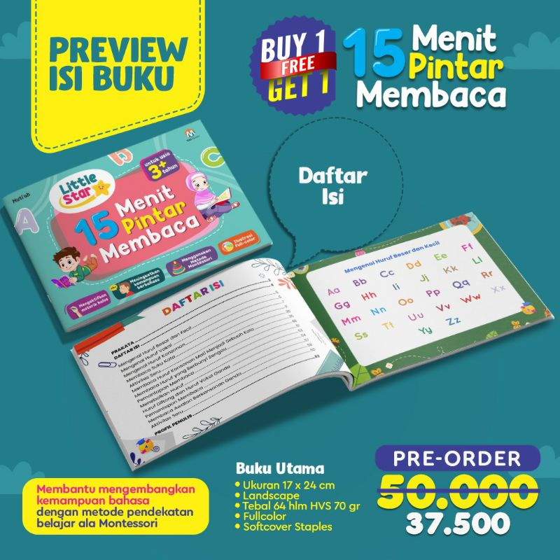 Buku 15 Menit Pintar Membaca