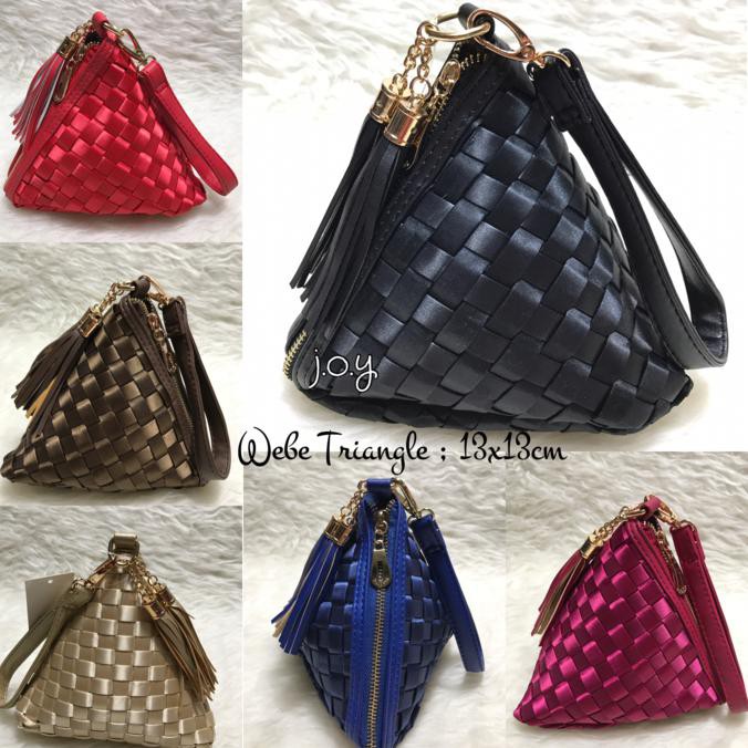 PROMO Tas Import/Slingbag/Tas Selempang/Tas Grosir/Webe Pouch Triangle TERLARIS