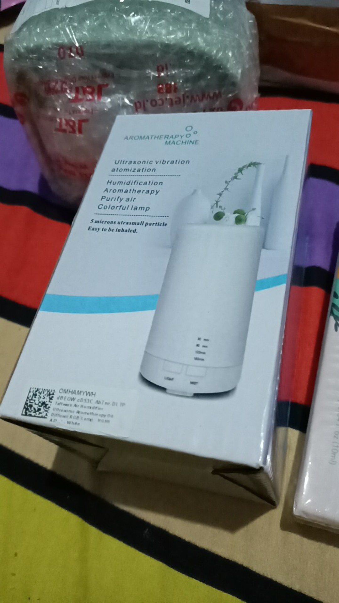 Taffware Humidifier Ultrasonic With Rgb Lamp - Humi Aj213 - White