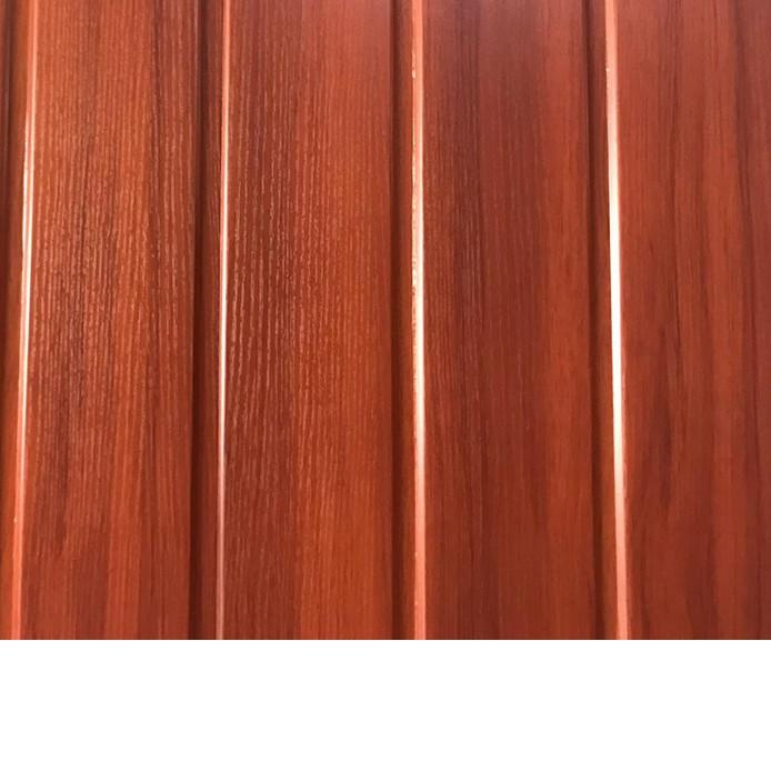 ♕ shunda plafon pvc serat kayu merah PL 3077-4 ℗