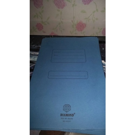

map kertas biru