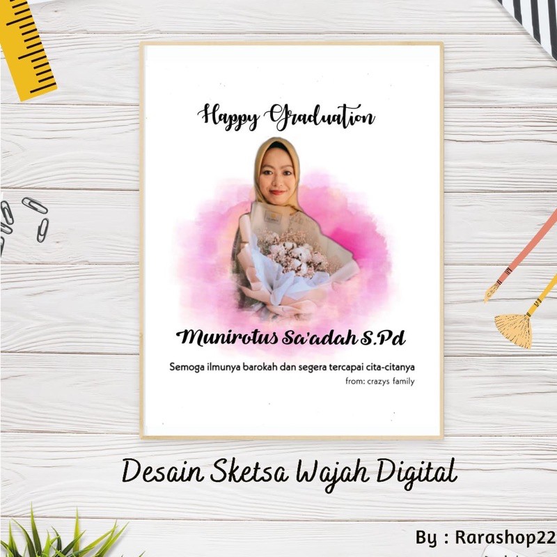 

Kado desain sketsa wajah digital