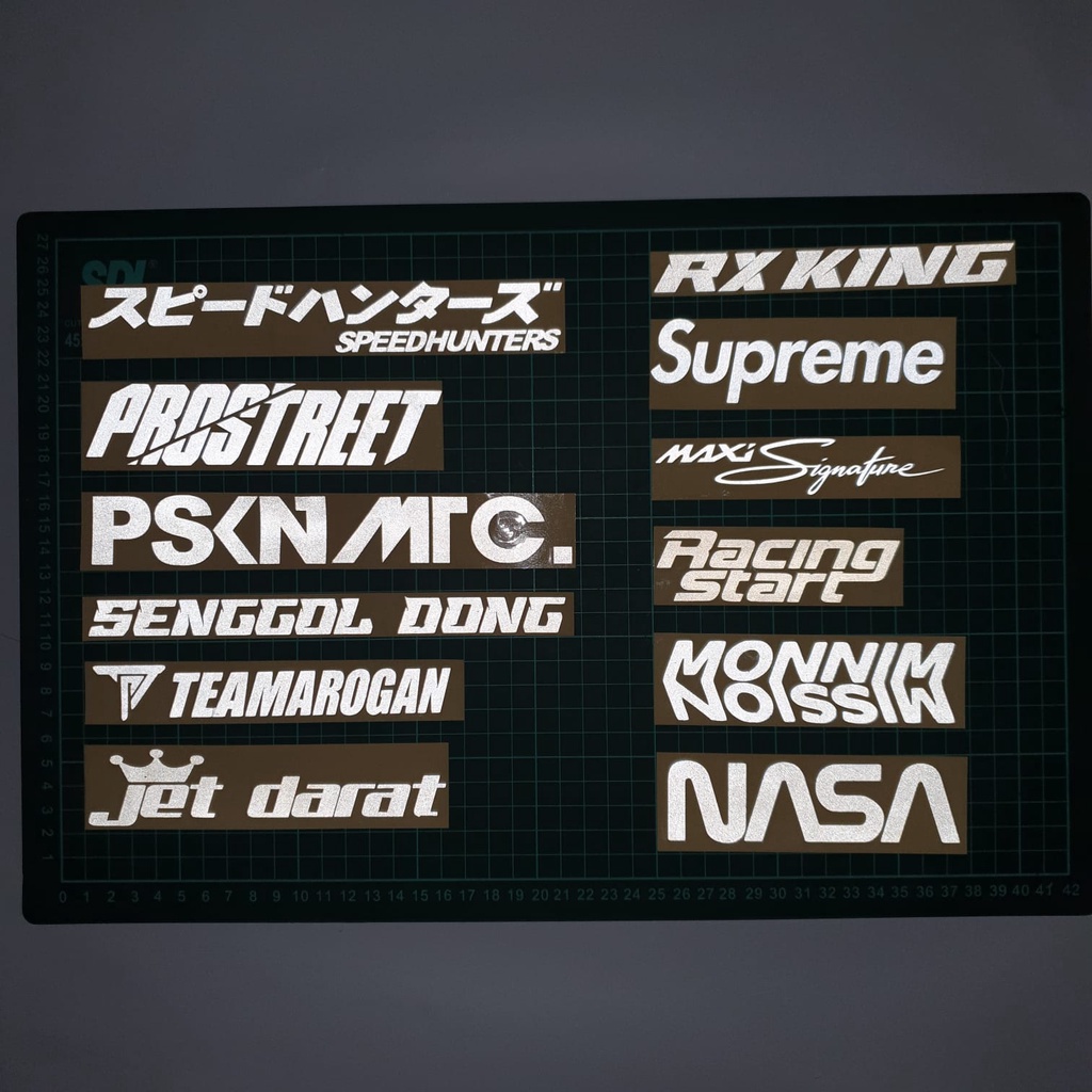 Sticker Cutting Racing Sticker Motor harga per 1 pcs