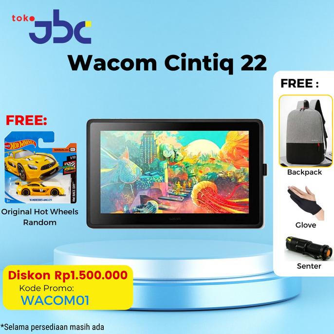 New Wacom Cintiq 22 Venus garansi resmi