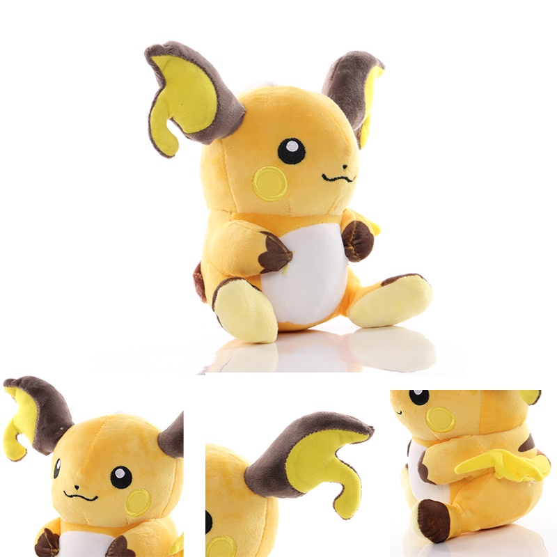 Mainan Plush Raichu Lucu Dan Koleksi 20cm Boneka Boneka Untuk Anak-Anak Dan Kipas