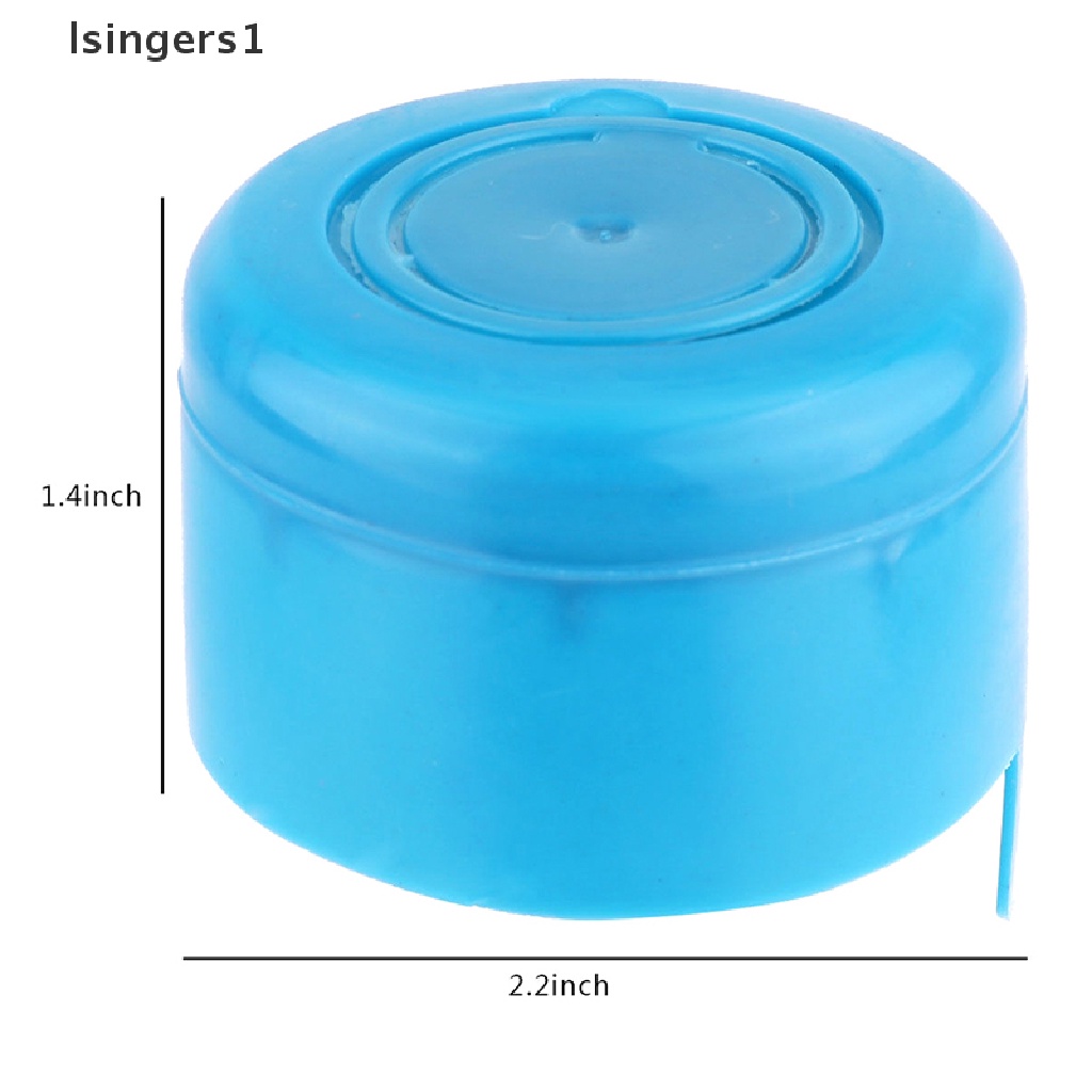 (lsingers1) 5pcs Tutup Botol Air snap on reusable Untuk Galon 55mm 3-5 Galon