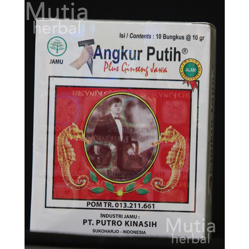Jamu TANGKUR PUTIH (isi 10 bungkus)