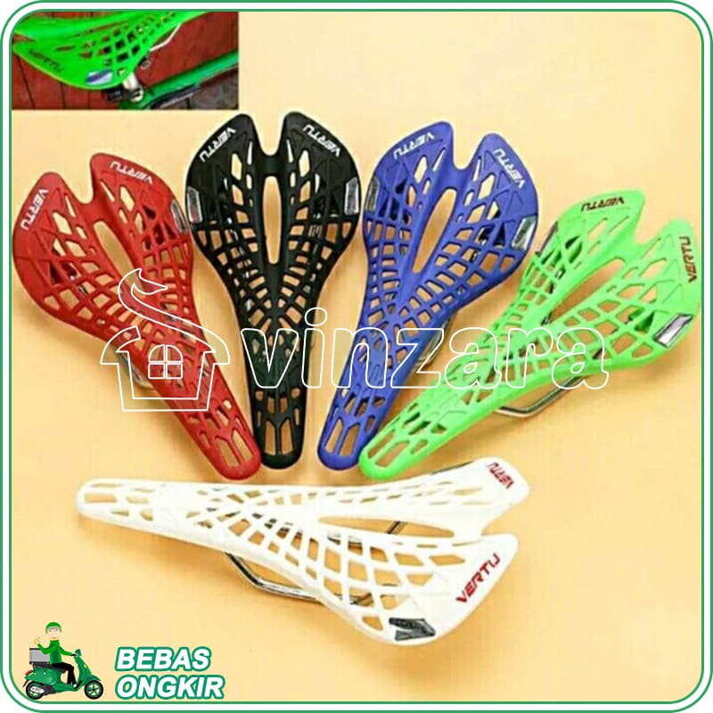 SADEL VERTU Hollow Ccavs MIRIP TIOGA SPYDER  EMPUK LENTUR SADEL sepeda  SYDER  SADEL MTB DJ AM XC sp