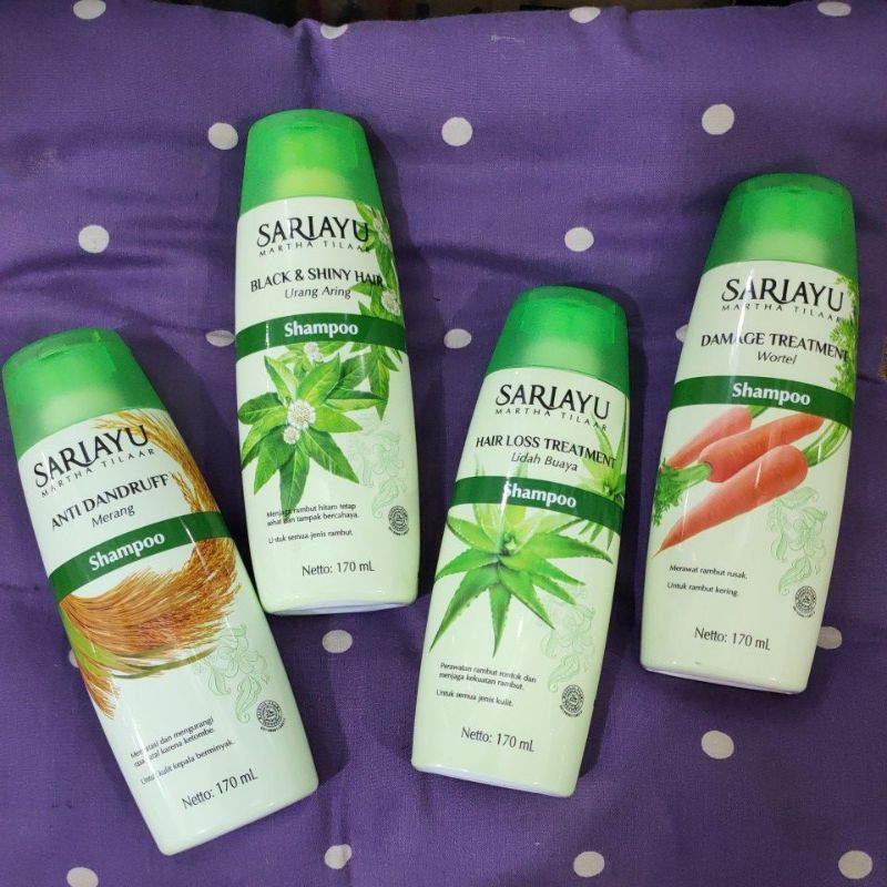shampo Sariayu/shampo merang/shampo wortel/shampo urang aring/shampo lidah buaya