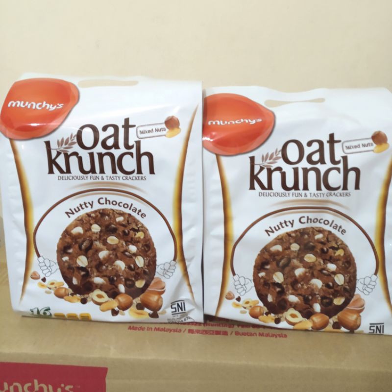 

Oat crunch nutty chocolate 390g/Munchys oat crunch Nutty Chocolate
