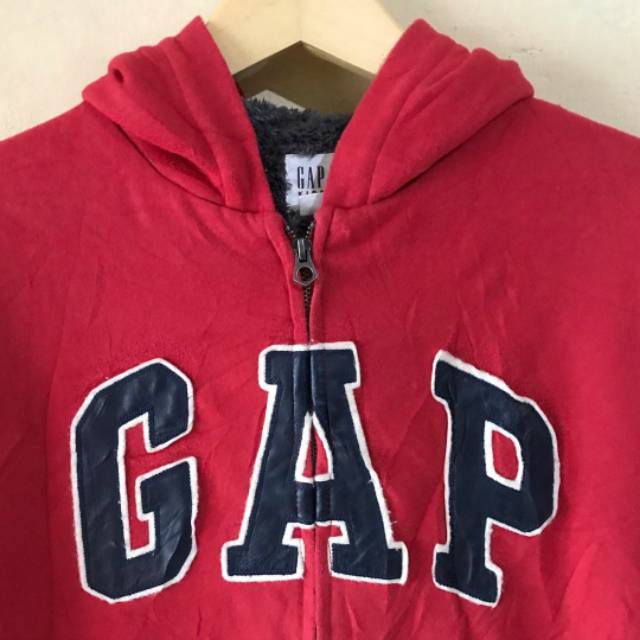 GAP COZY ARCH MODERN RED || Ziphoodie Second Brand Original