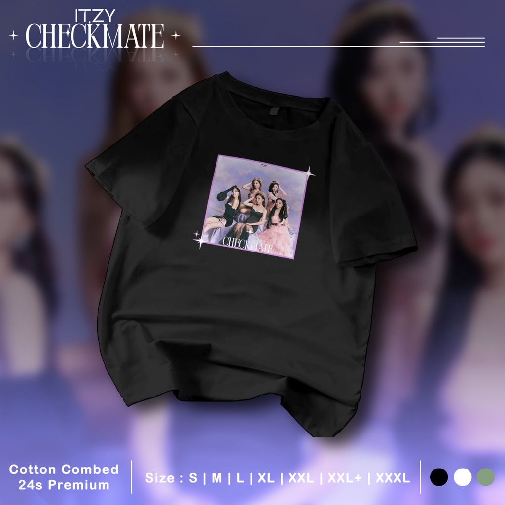 Pretty Savage- Kaos Oversize Itzy Checkmate Photo grup