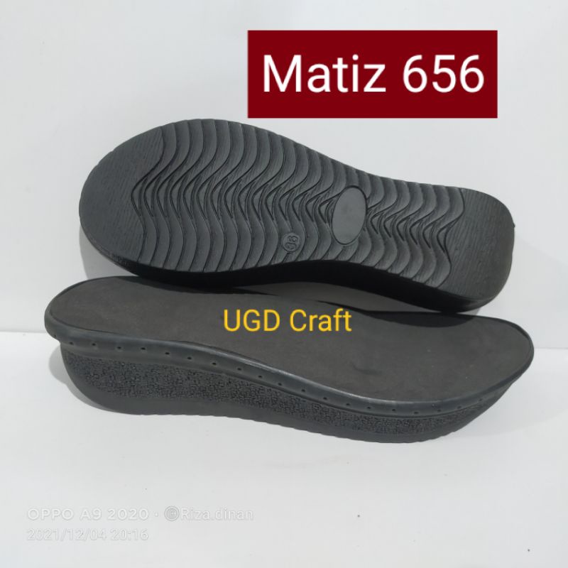 Sol Sepatu Rajut HITAM (Matiz 656)