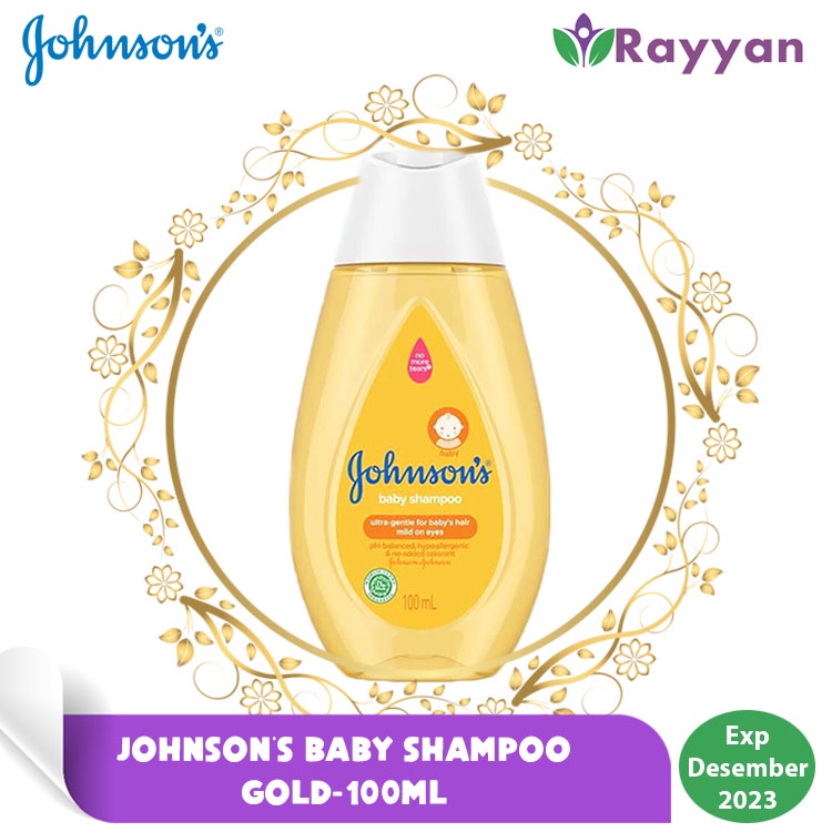 Johnson's Baby Shampoo Gold 100 Ml Lembut dan Wangi  | Shampoo Bayi Johnson's Gold| Shampoo Bayi Lembut dan Wangi