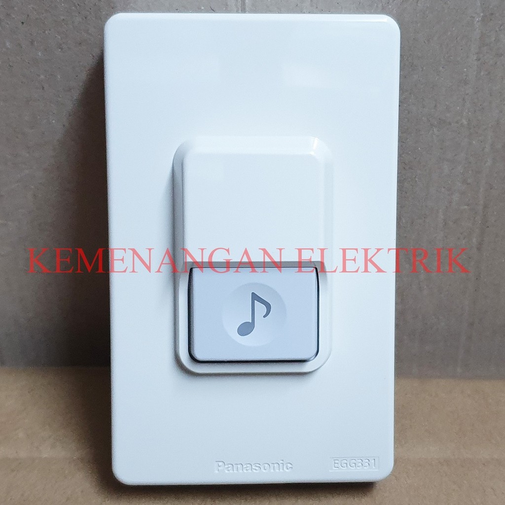 PANASONIC EGG331 KNOB BEL / KNOP BELL / TOMBOL / PENCETAN / SAKLAR BELL RUMAH