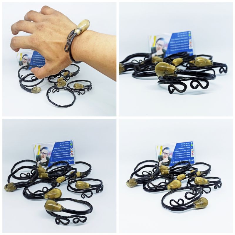 Gelang Akar Bahar Hitam Bonggol Antik Dan Unik