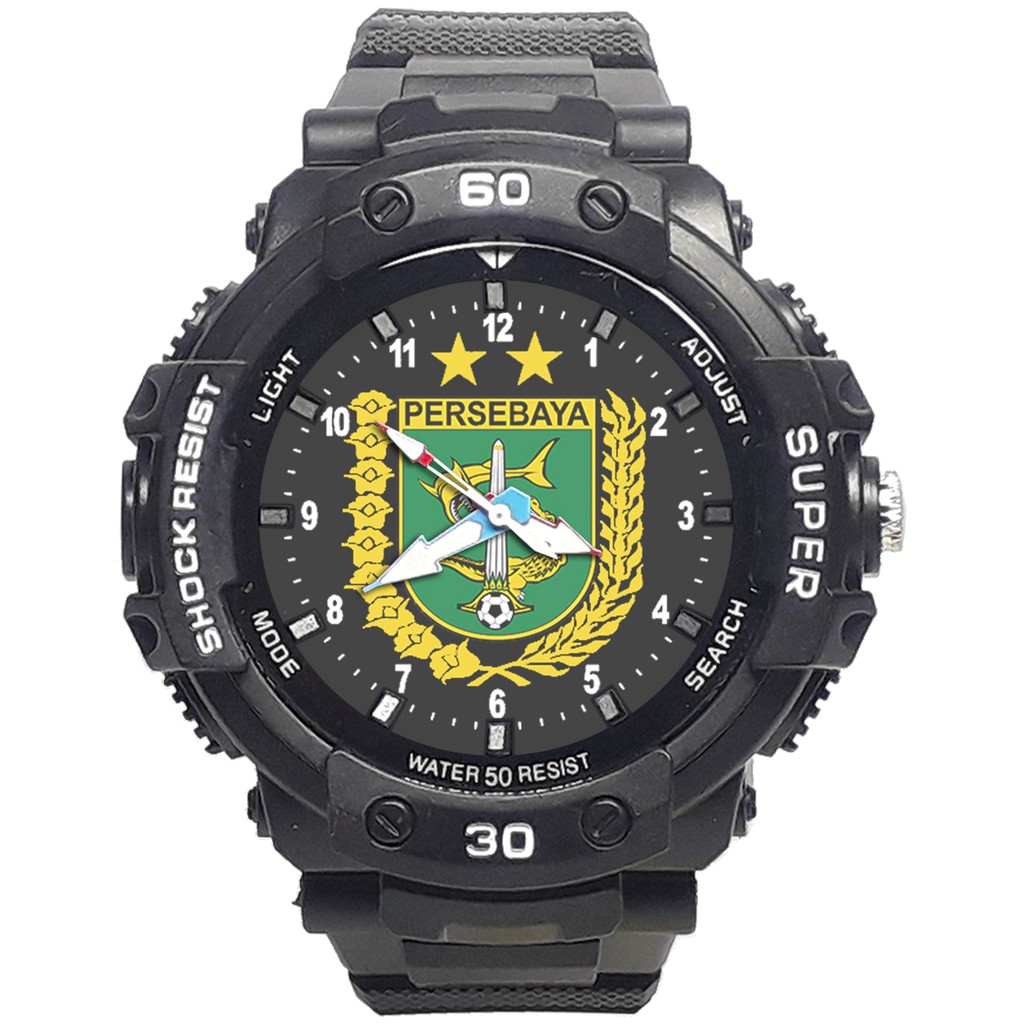 Jam Tangan  PERSEBAYA MOTIF 5 Bagus