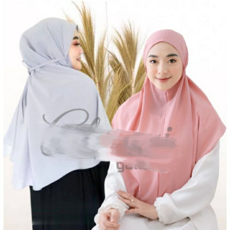 Jilbab Instan Hijab Bergo L Maryam Diamond Cantik Tali Belakang-1