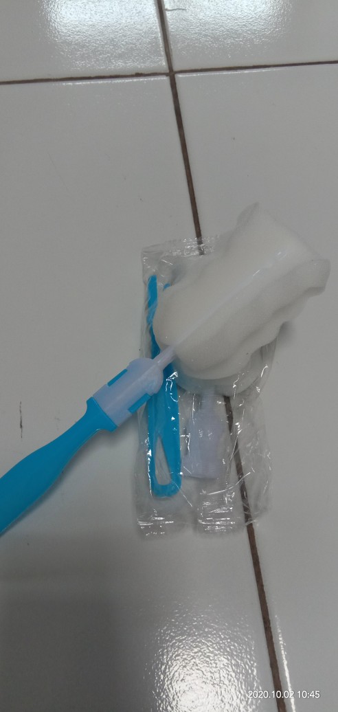 Spons Putih Pencuci Botol Dan Gelas (b68k)
