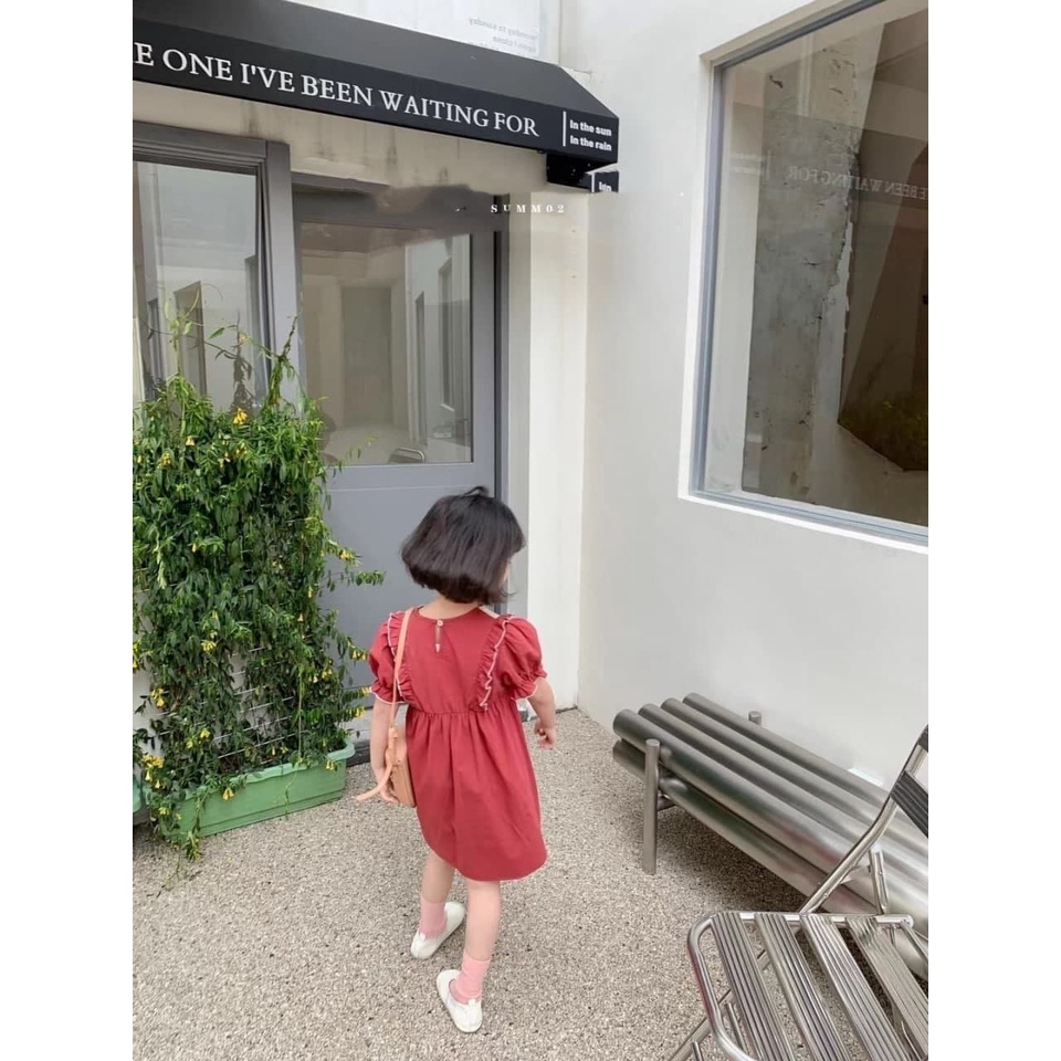 Promo !! Dress import anak cewek / Dress anna bobba curly ukuran 4-7tahun / Dress anak korean soft