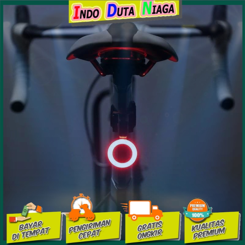 Zacro Lampu Sepeda Tail Light LED Bicycle USB Charging - ZHA0097