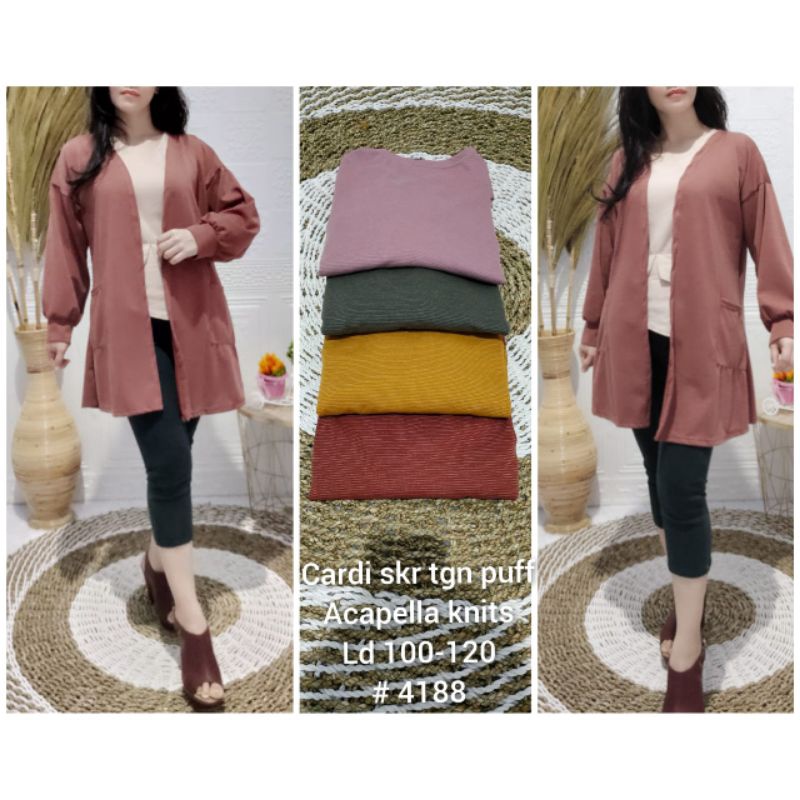 AQUILA 4188 CARDIGAN PANJANG POLOS
