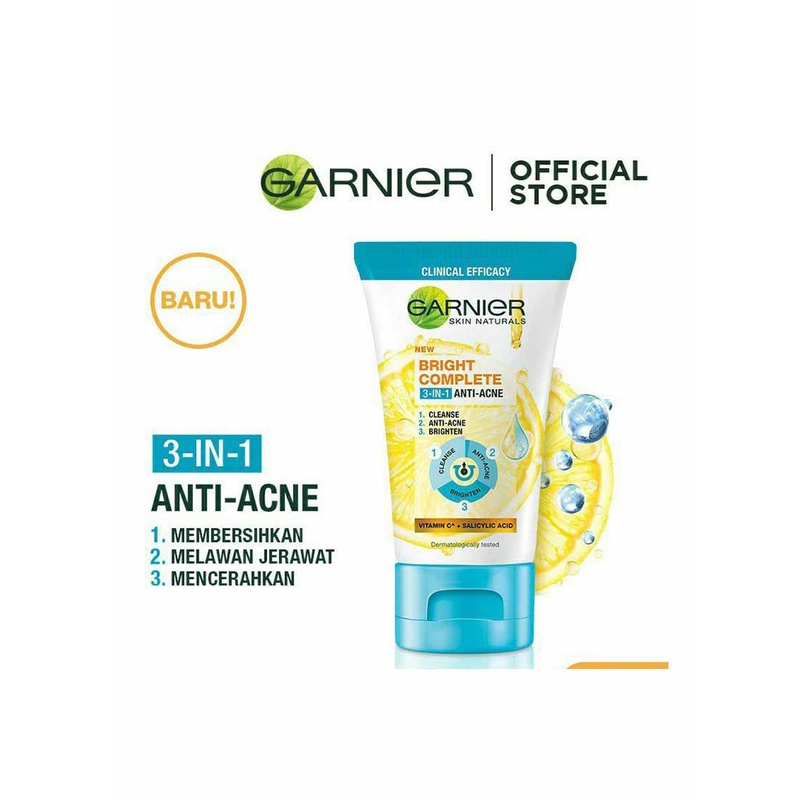 GARNIER BRIGHT COMPLETE ANTI ACNE