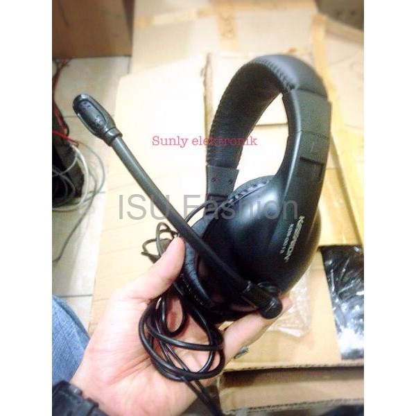 headphone keenion extra bass stereo kos 0015 pc gaming headset
