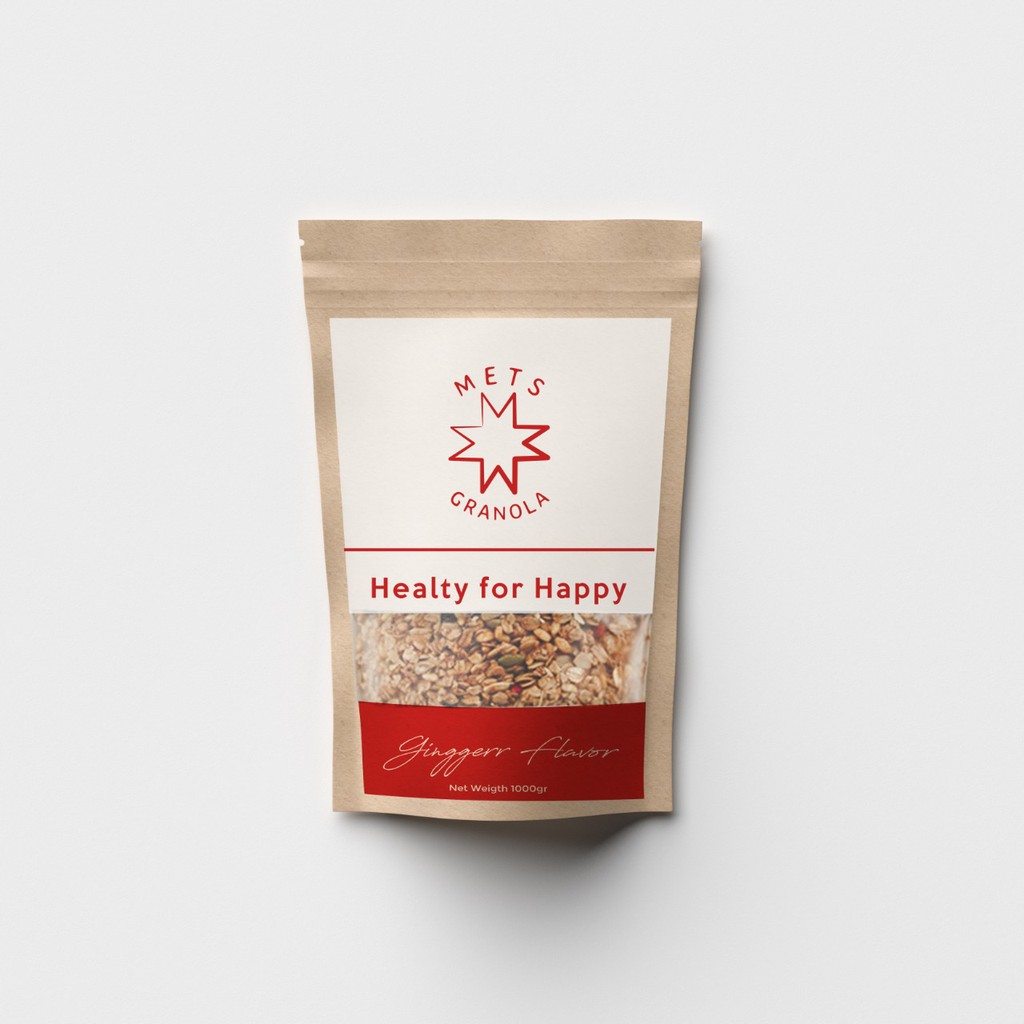 

GRANOLA GINGER 100 GRAM METS HEALTHY