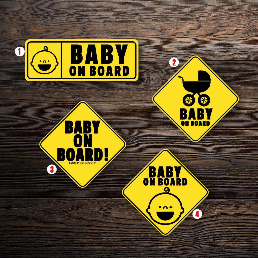 

Sticker Mobil Waterproof Baby on Board