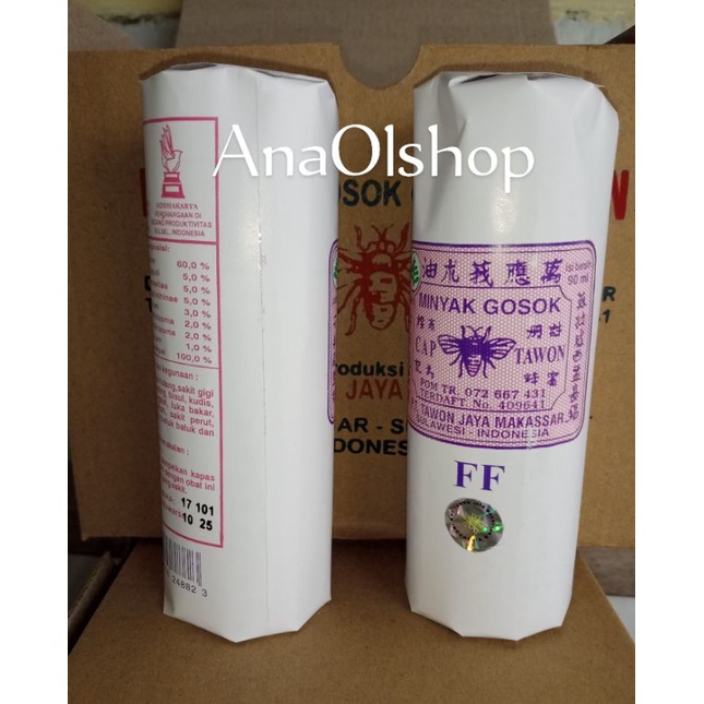 Original Minyak Tawon FF 90 ml (original berkualitas) / Minyak gosok cap tawon FF 90 ml Exp Baru