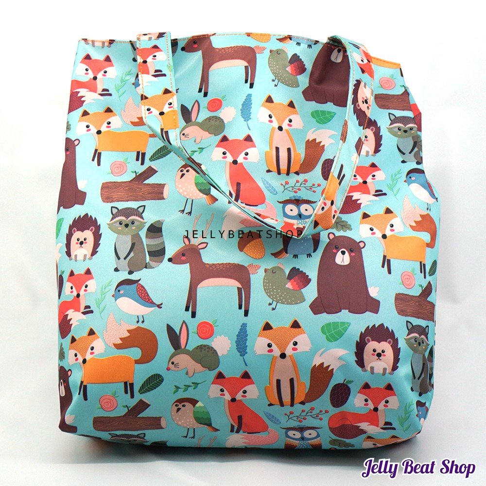 Tas Tote Bag Besar Motif