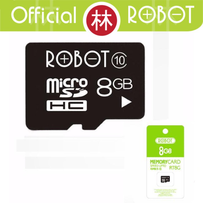 Robot RT8G Memory Card 8GB Class 10 TF Card Chip