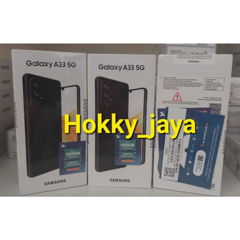 Samsung Galaxy A33 5G [8/256GB 8/128GB 6/128GB] ,A32 5G Garansi Resmi Sein