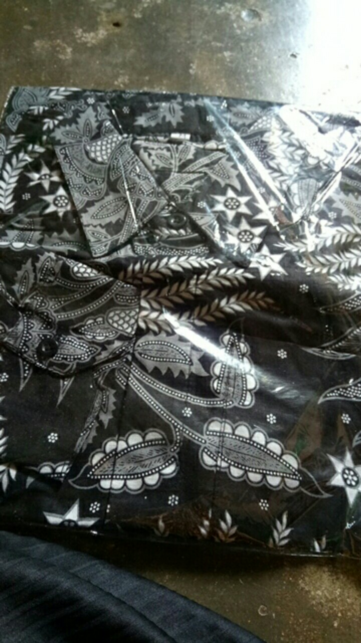 Kemeja Batik Pria Lengan Panjang Size M L Xl Xxl Bswart Batik Hrb026