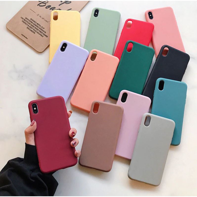 [COD Bayar Di Tempat] TPU Softcase Candy Casing Macaroon