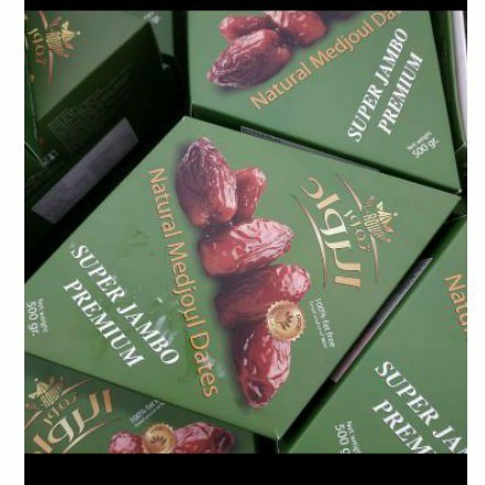 

Kurma medjol Jumbo Palestina 500 gram / Box