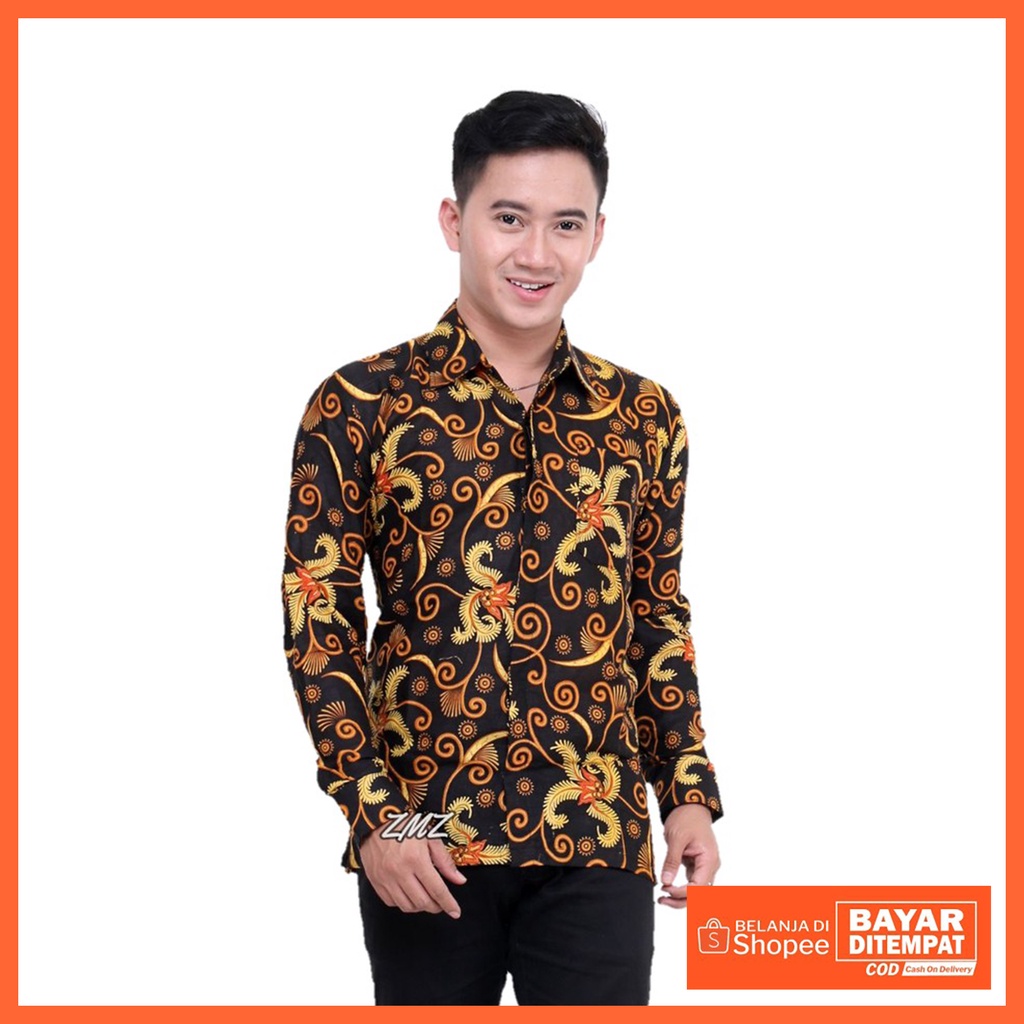 Kemeja batik pria modern