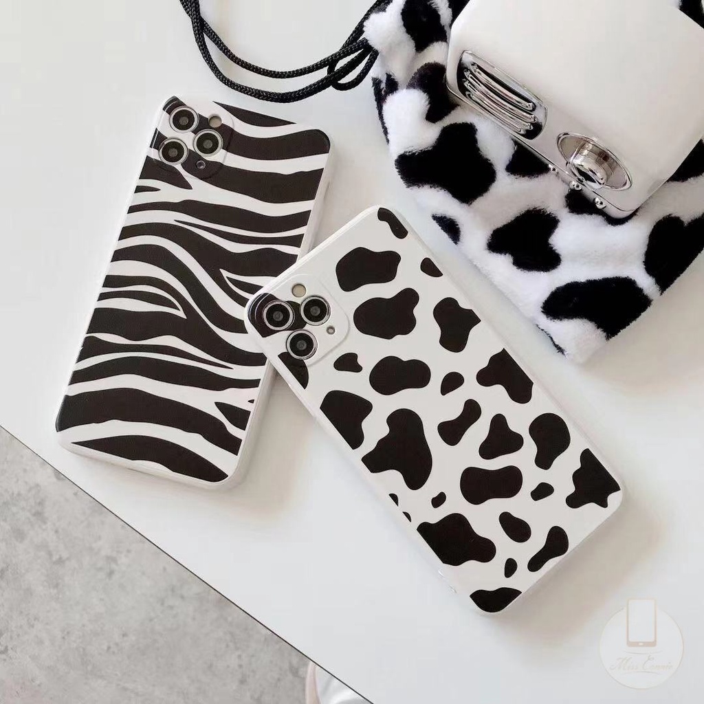 Soft Case Motif Zebra Simpel Untuk iPhone 11 12 13 Pro Max 6 6s 7 8 Plus X XR XS Max SE 2020