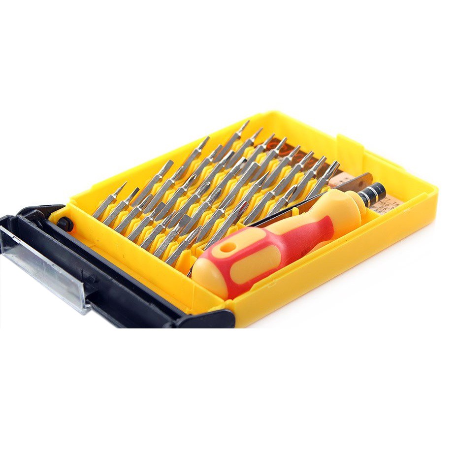 Obeng set 32 in 1 + pinset model kotak