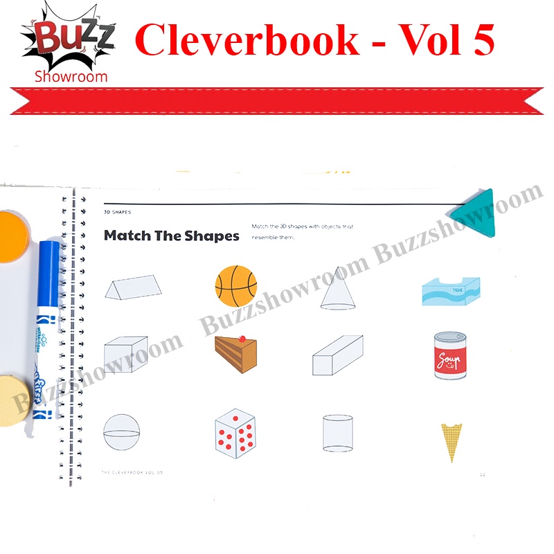 Buku Edukasi Anak Bayi Cleverbook Vol 5 60-72 bulan Cleverkins Inggris