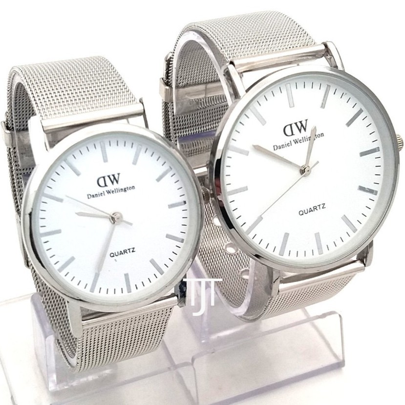 BBB Harga Sudah Sepasang Jam Tangan Couple DW Rantai Pasir