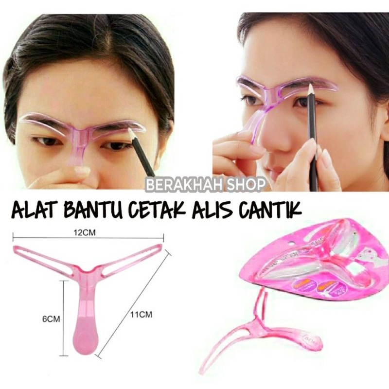 ALAT BANTU CETAKAN ALIS IMPOR MURAH - ALAT CETAK BENTUK ALIS MATA MAKEUP CANTIK / CETAKAN ALIS MATA 