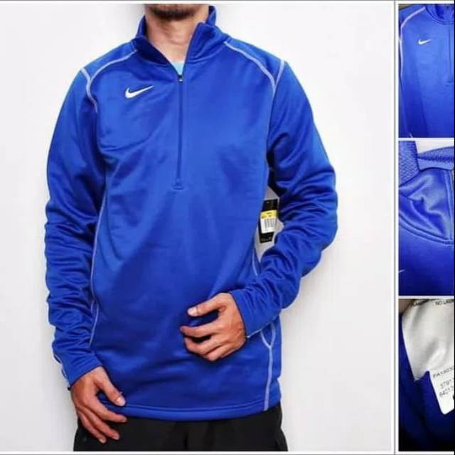Nike Jaket Half Zip therma fit Original size XXL