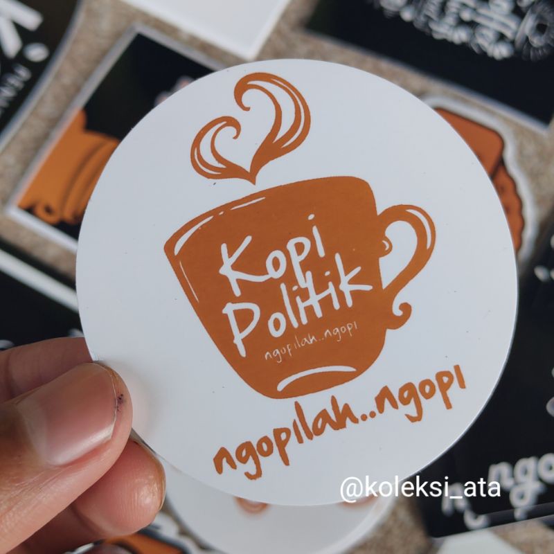 STIKER NGOPI LAH