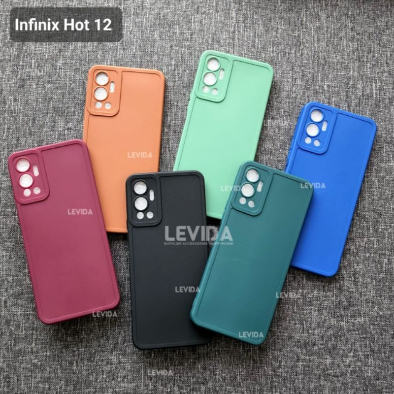 Softcase Infinix Hot 12 Infinix Hot 12 Play Infinix Hot 11s nfc Case Macaron Pro Camera Case Infinix