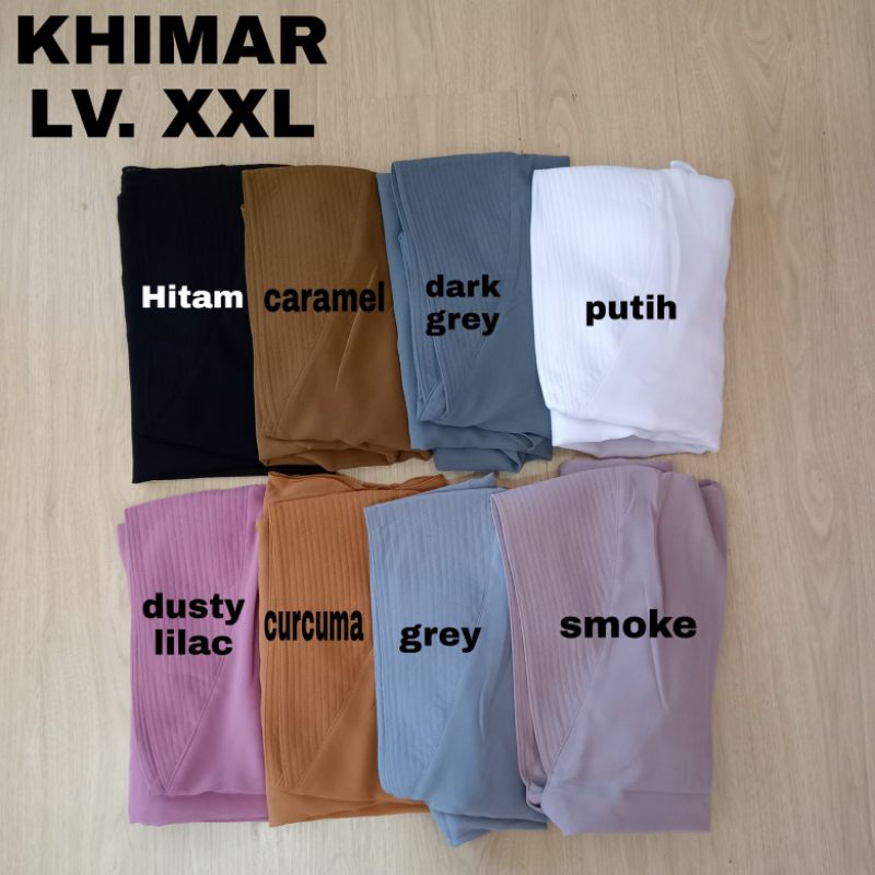 Khimar LV XXL ceruty babydoll hijab instan