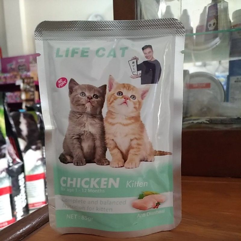 Life Cat Chicken Kitten 85GR (Sachet)