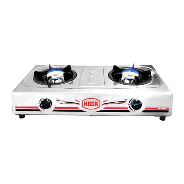Kompor Gas 2 Tungku Stainless Hock Elegant Gold - HP 200EG