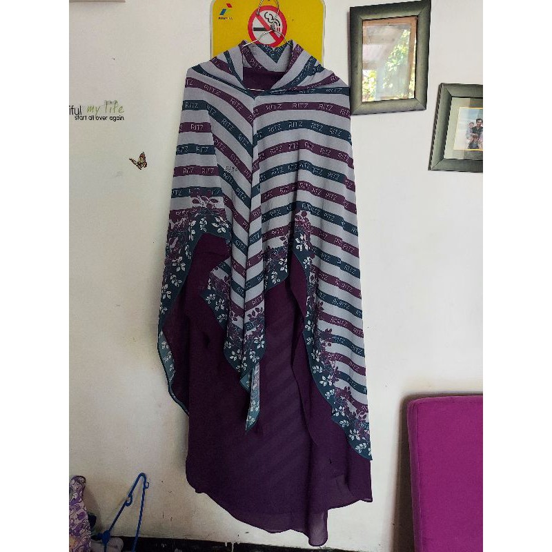 PRELOVED KHIMAR BRAND RITZ SYARI